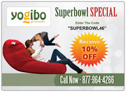 Super Bowl special offer at Yogibo