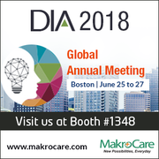 Visit MakroCare at DIA Global Annual Meeting on 25-27 June 2018